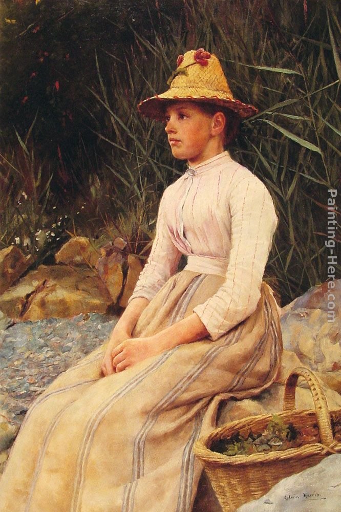 Edwin Harris The Mussel Gatherer